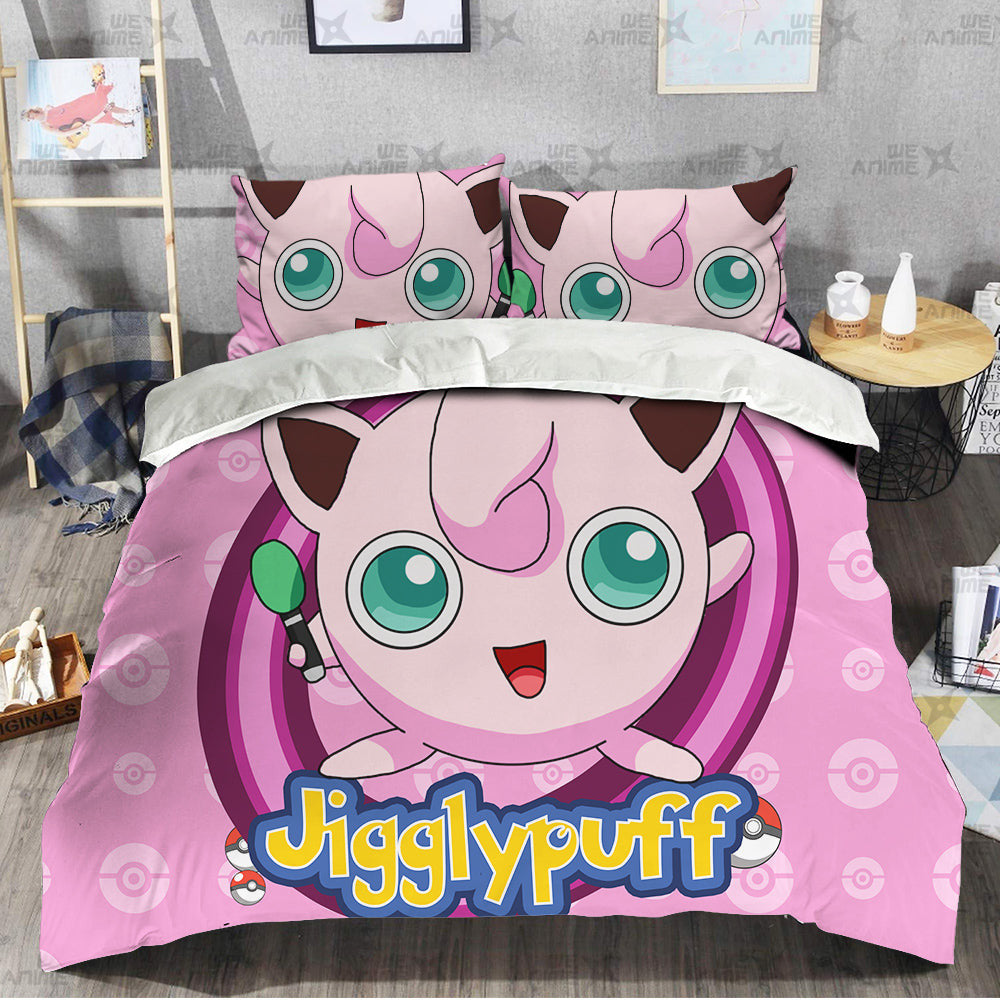 Jigglypuff Bedding Set Decor