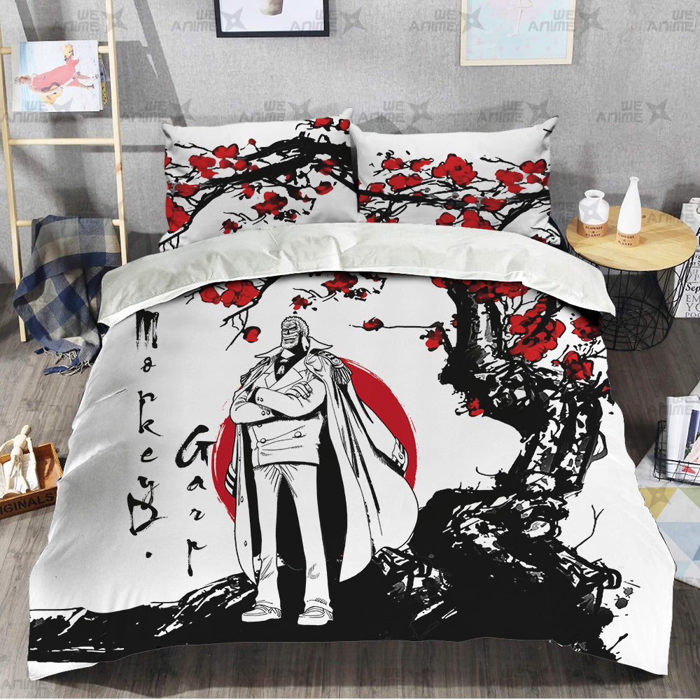 Monkey D. Garp Japanese Edition Bedding Set Anime Room