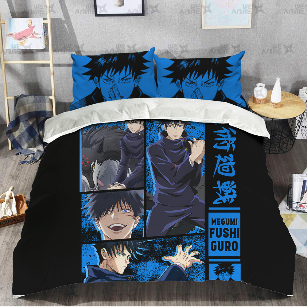 Anime Megumi Fushiguro Bedding Set Custom