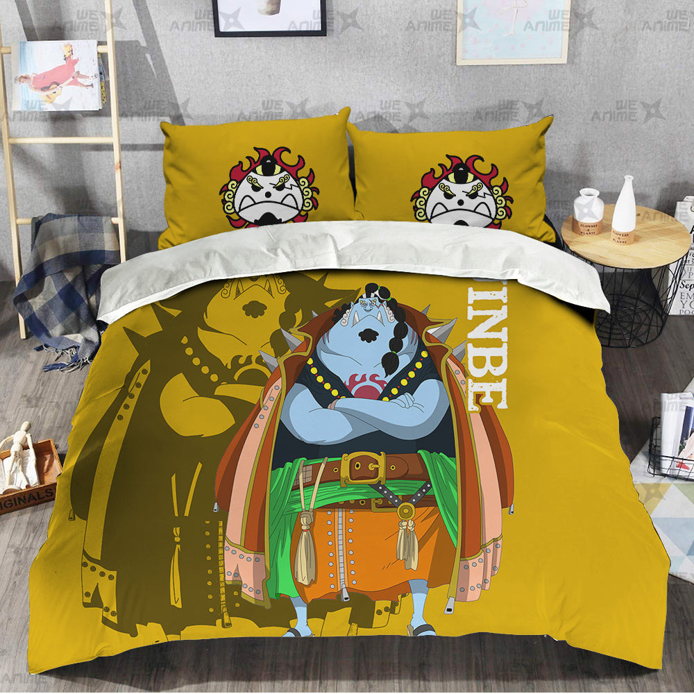Jinbe Bedding Set Custom Red Anime Home Decor
