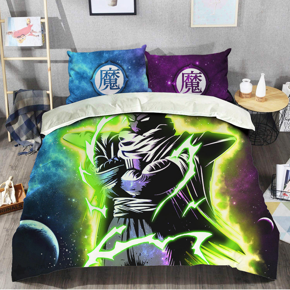 Piccolo Bedding Set Custom Galaxy Anime Room Decor