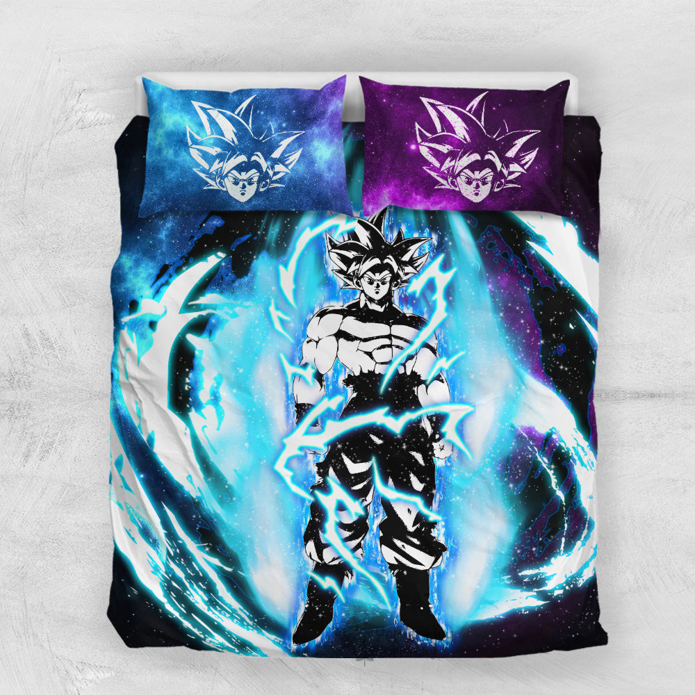 Goku Ultra Instinct Bedding Set Custom Galaxy Anime Room Decor
