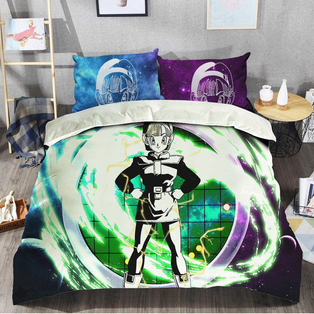 Bulma Bedding Set Custom Galaxy Anime Room Decor