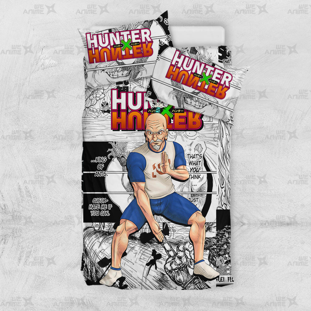 Isaac Netero Bedding Set Custom Anime Mix Manga