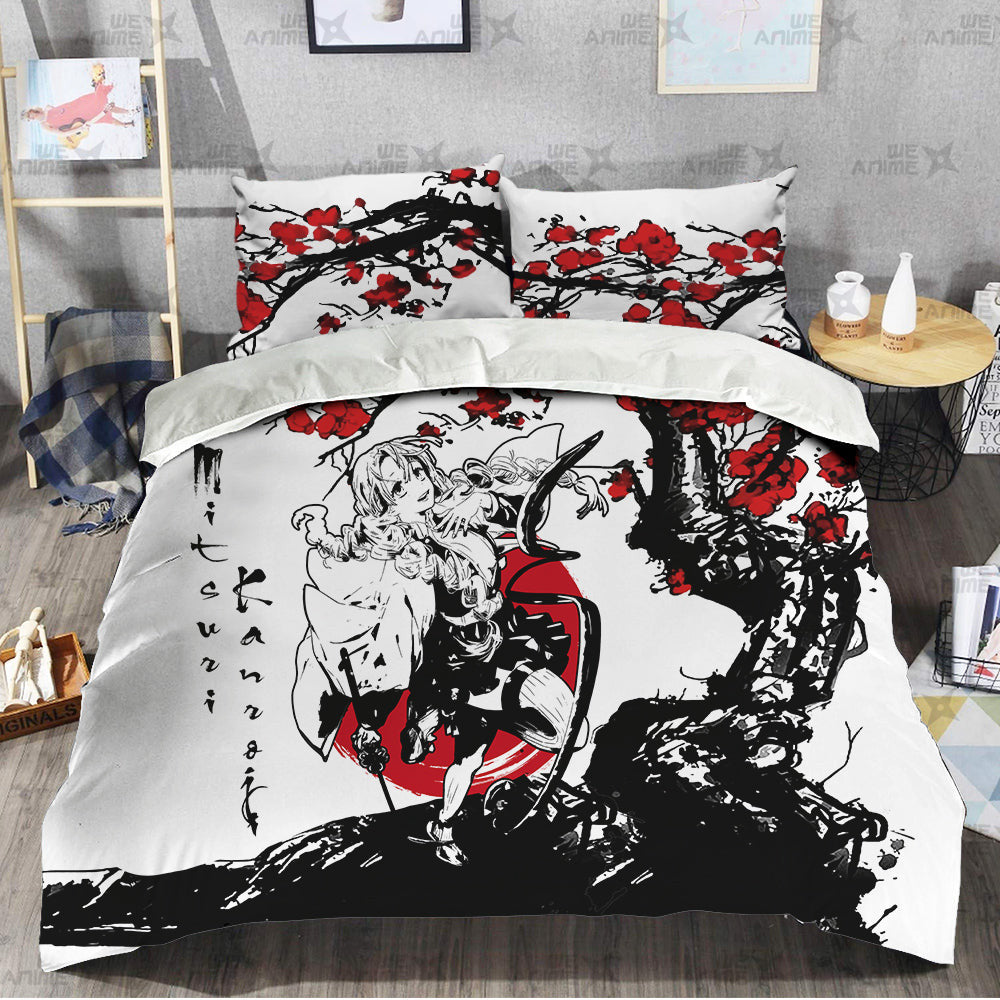 Mitsuri Kanroji Japanese Edition Bedding Set Anime Room