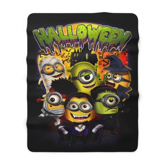 Minions Blanket Minion As Halloween Monsters Blanket Black