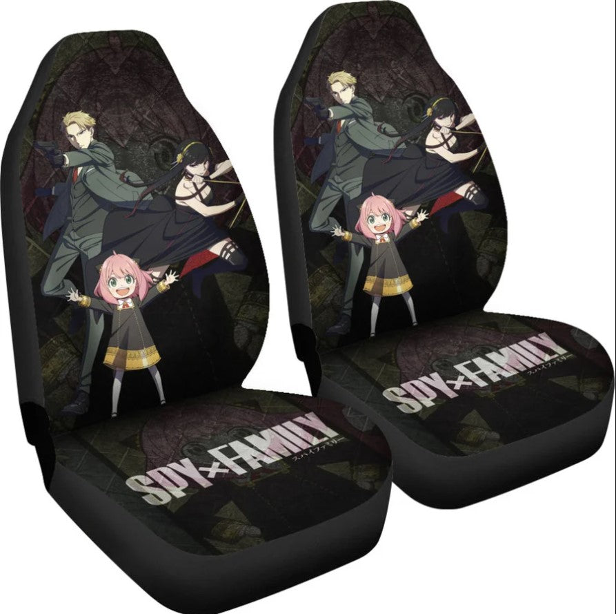 Loid Yor And Anya Forger Spy x Family Car Seat Covers