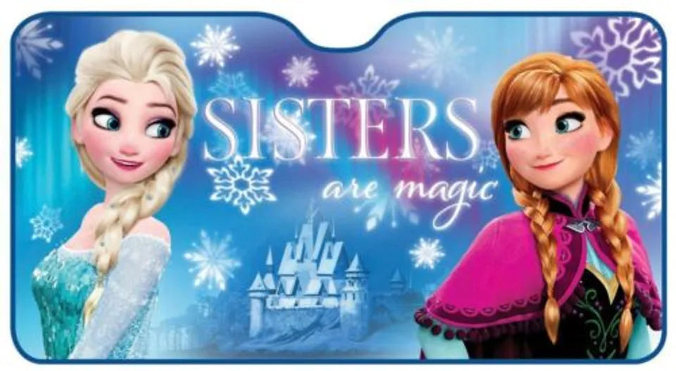 Frozen Car Sun Shade Frozen Elsa And Anna Sisters Are Magic Winshield Sun Shade Blue
