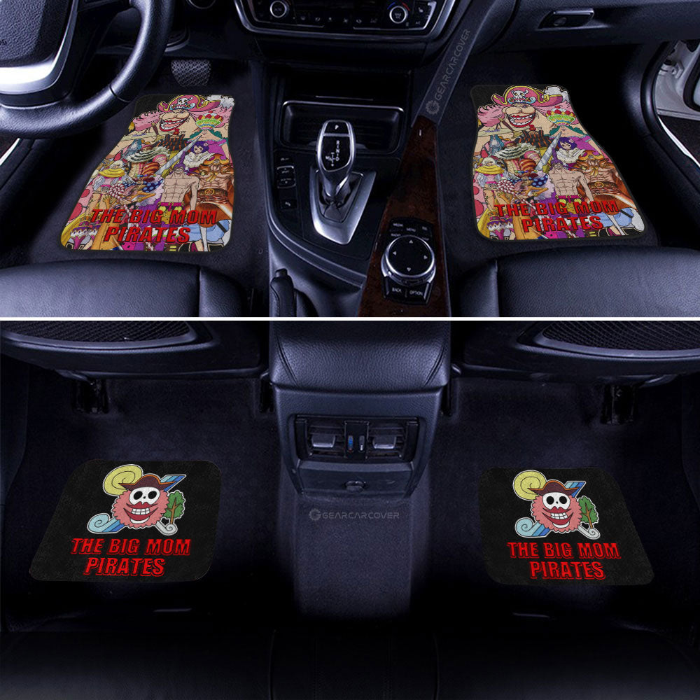One Piece Car Mats The Big Mom Pirates Characters Graphic Car Floor Mats Colorful