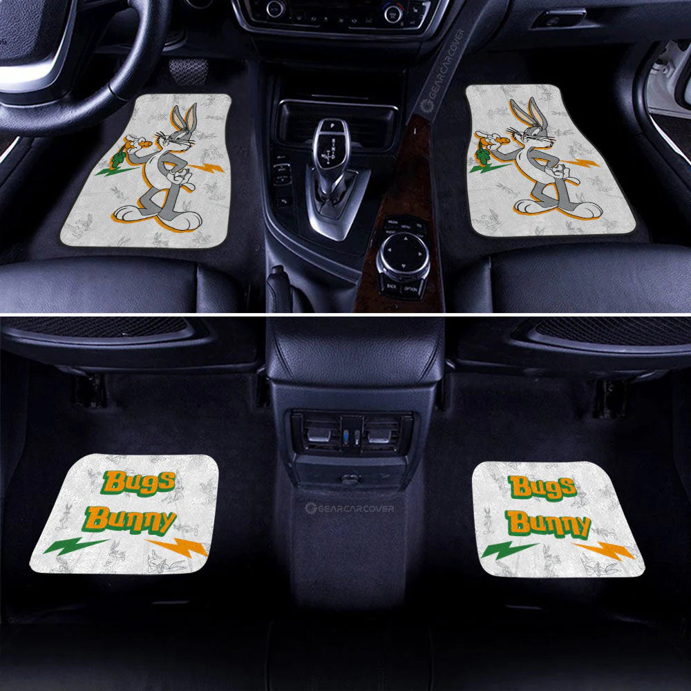 Looney Tunes Car Floor Mats Looney Tunes Bugs Bunny Character Pattern Car Mats