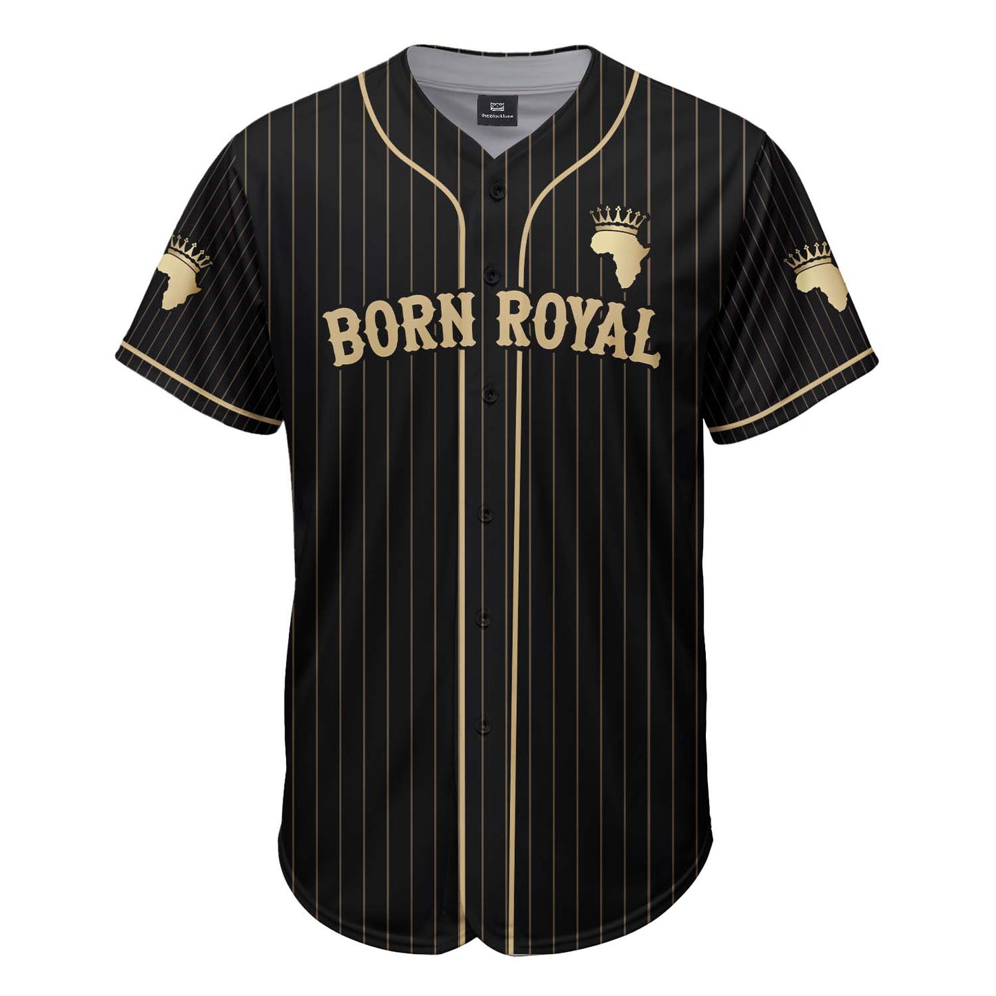 Born Royal - African American Baseball Jersey - Gift for Black Dad, Grandpa, Husband