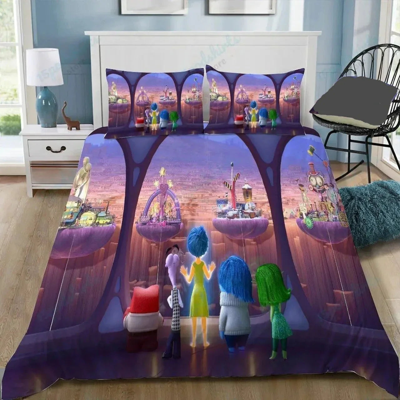 Inside Out Bedding Set DN Inside Riley Mind Graphic Duvet Covers Colorful Unique Gift