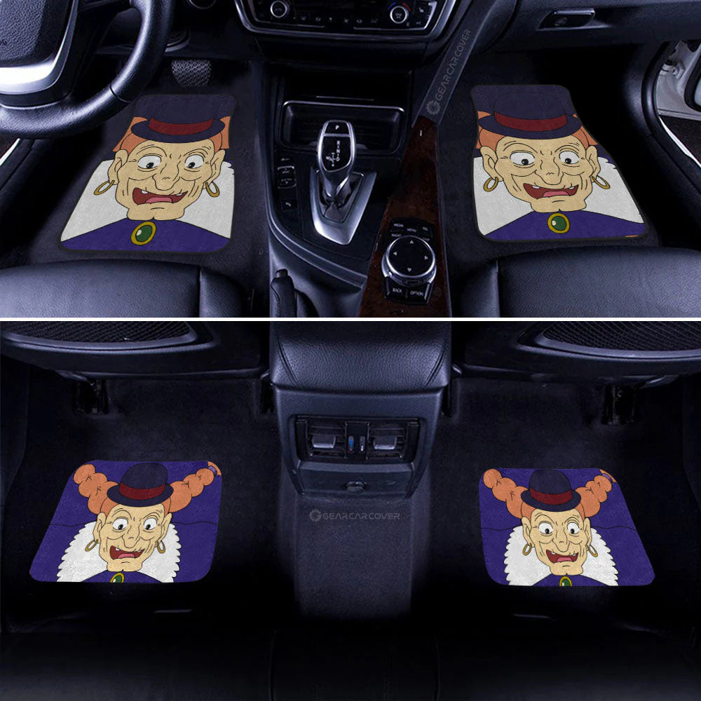 SGhibli Car Mats SGhibli Castle In The Sky Dola Face Graphic Car Floor Mat Colorful