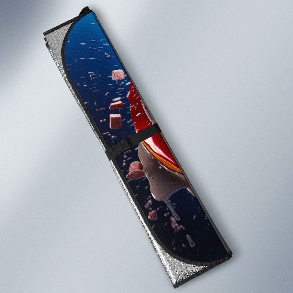 Donuts Car Sunshade Custom Captain America Car Accessories