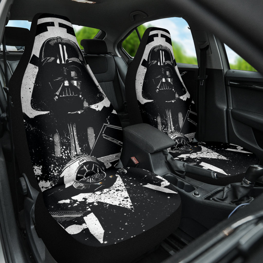 SW Car Seat Covers Darth Vader And Spaceship Seat Covers Black