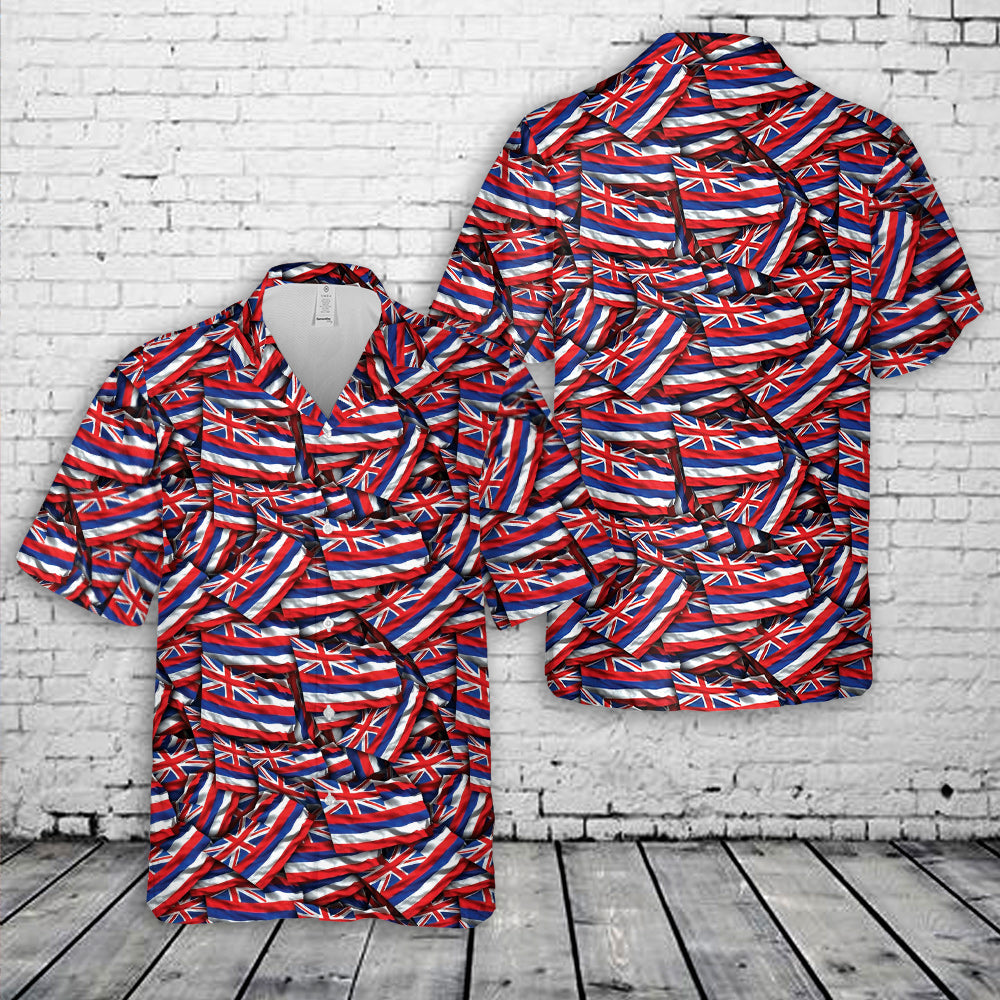 Hawaii State Flag Hawaiian Shirt