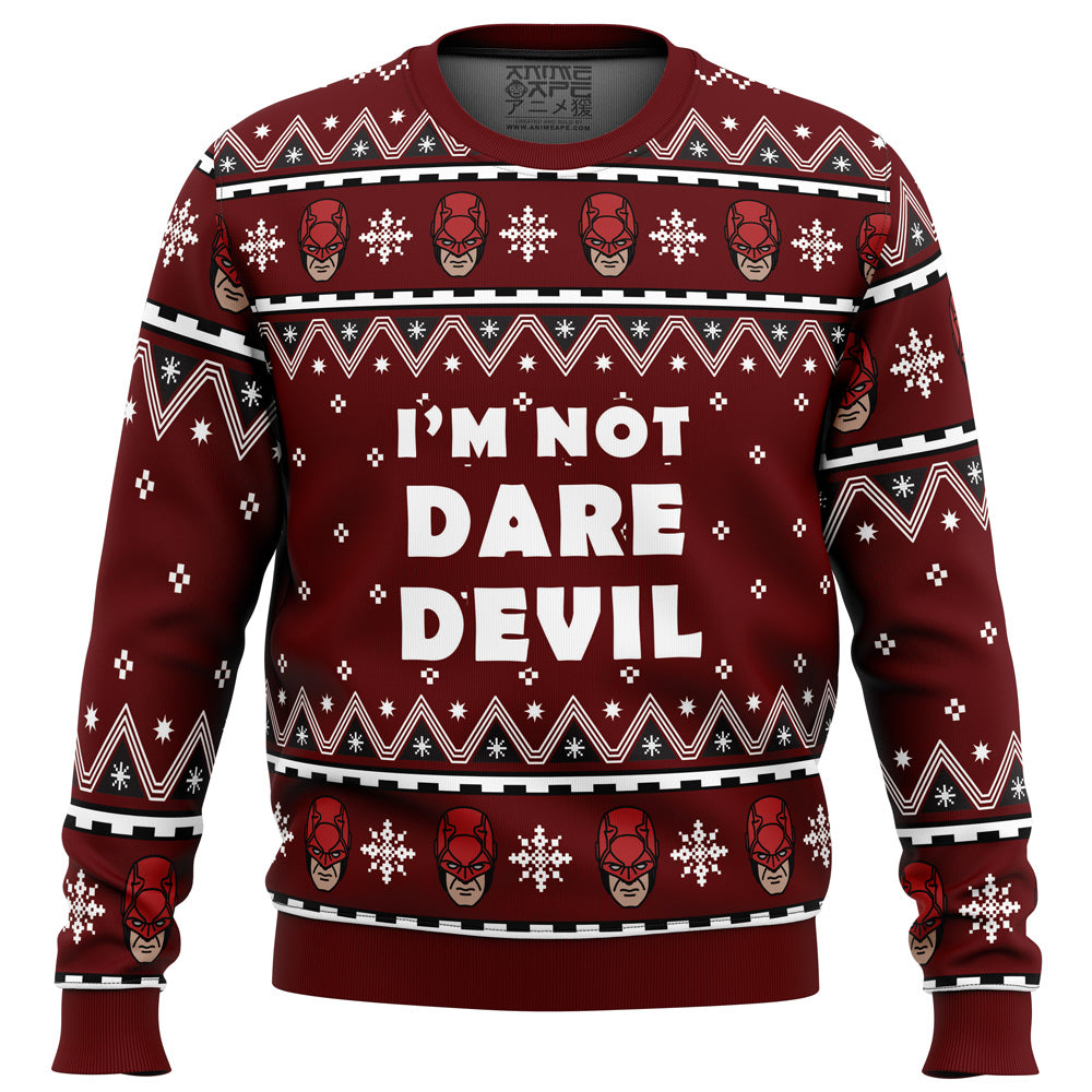 I'm not Daredevil Marvel Ugly Christmas Sweater