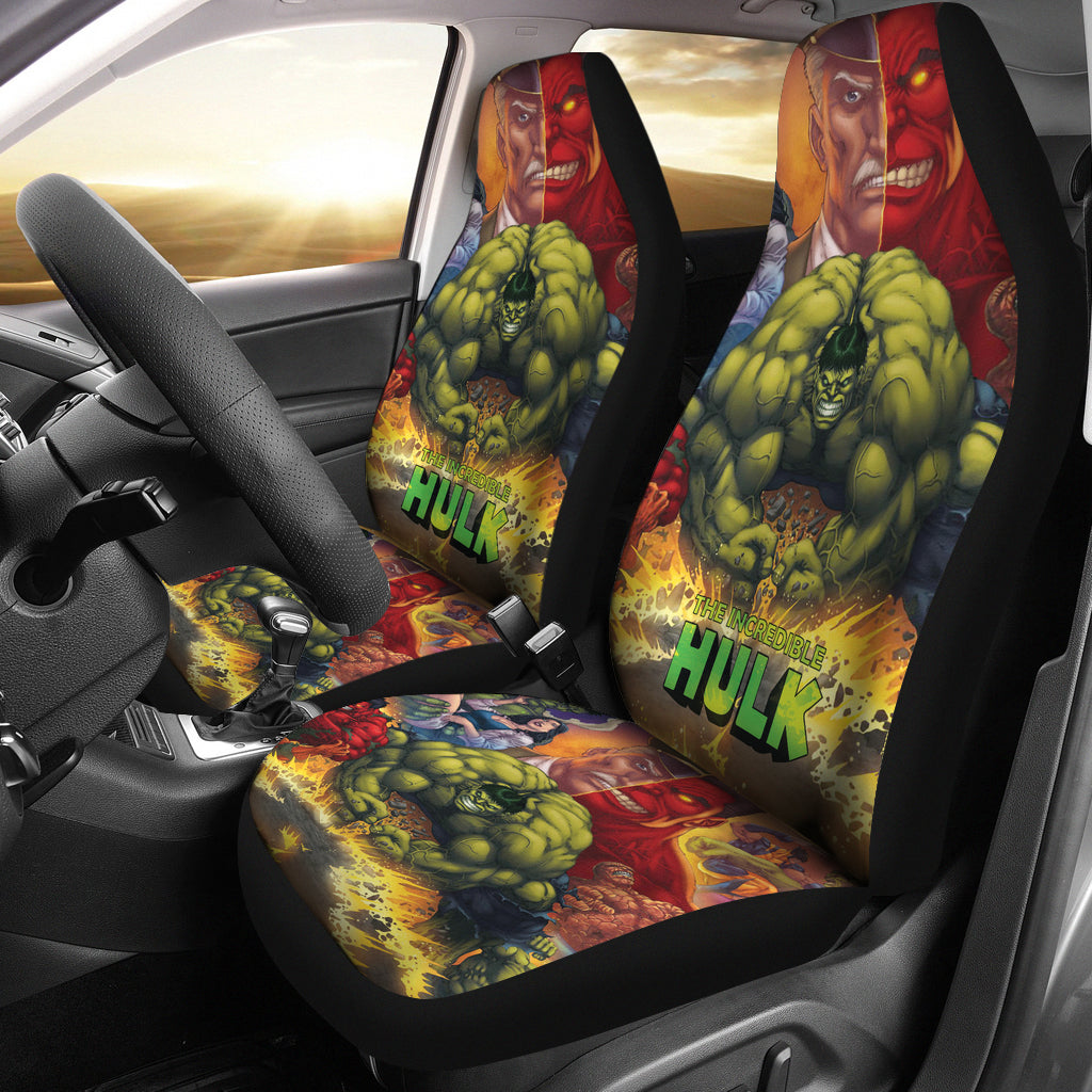 Hulk Car Seat Covers MV The Incredible Hulk Comic Seat Covers Colorful