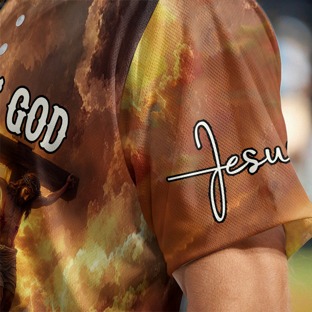 Man Of God Redeemed Strength Baseball Jersey Bundle