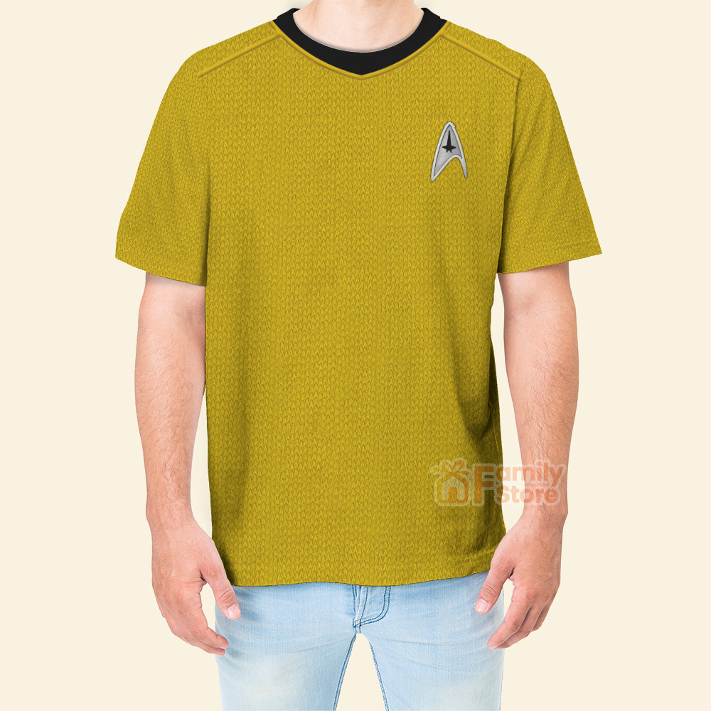 SaTr Into Darkness Gold - 3D TShirt