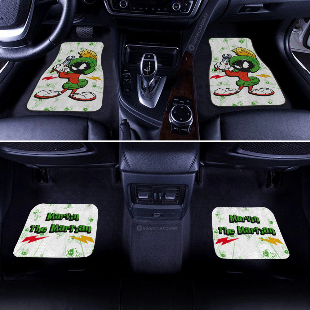 Looney Tunes Car Floor Mats Looney Tunes Marvin The Martian Character Pattern Car Mats