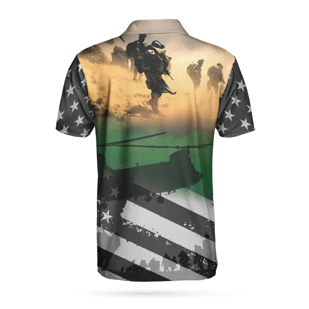 Veteran Polo Shirt US Army Since 1775 This We're Defend Boys Polo Shirts Black Gray