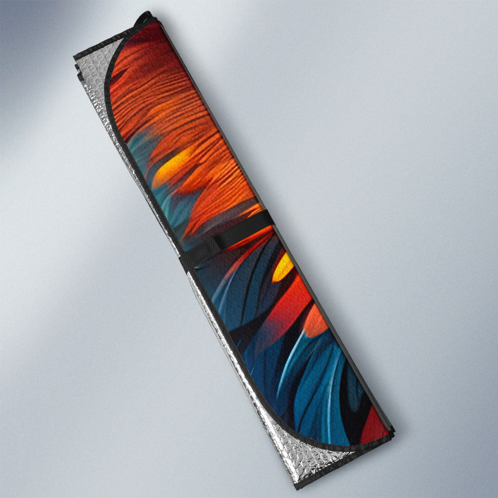 Owl Colorful Car Sunshade Custom Car Accessories