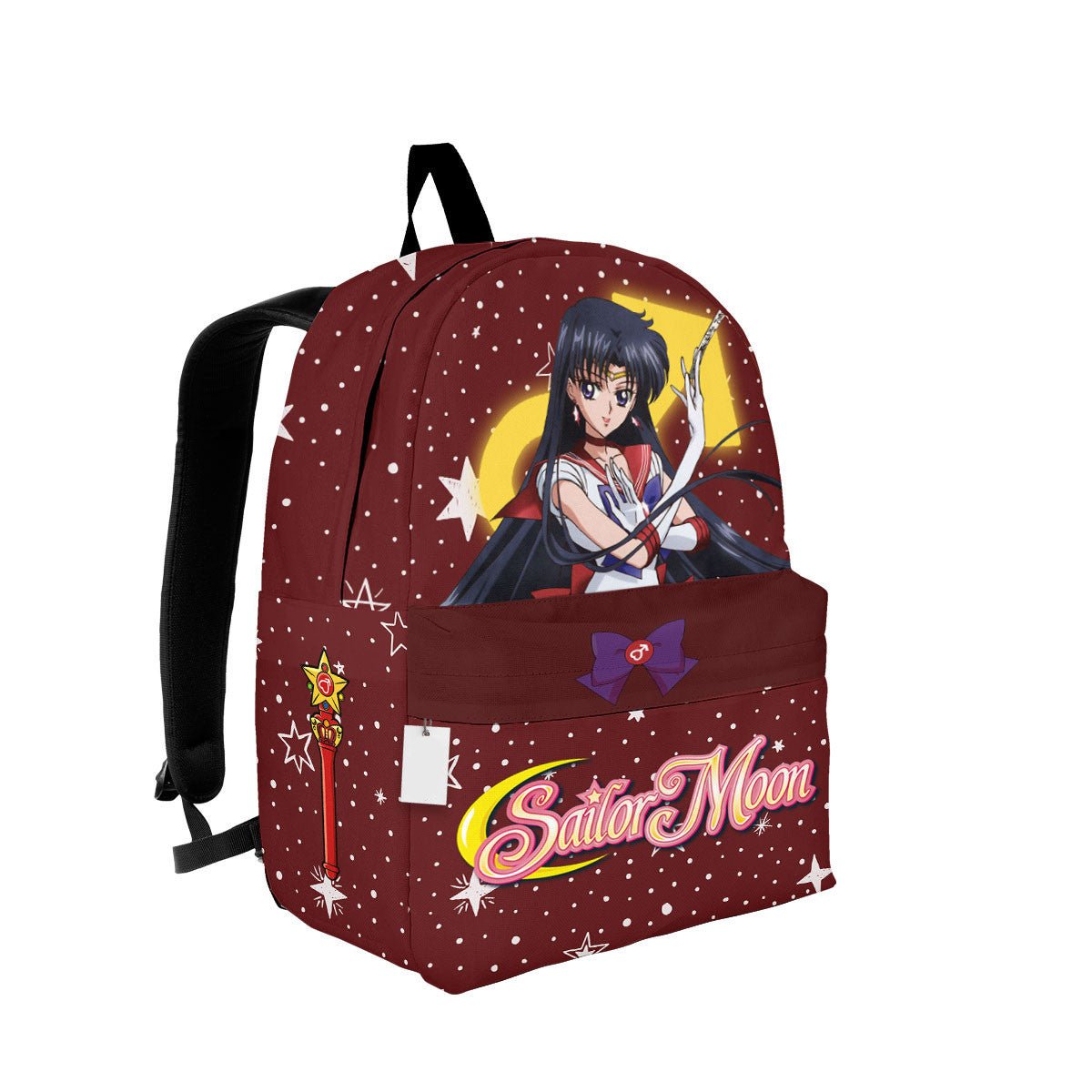 Sailor Moon Backpack Sailor Mars Rei Hino Graphic Backpacks Red