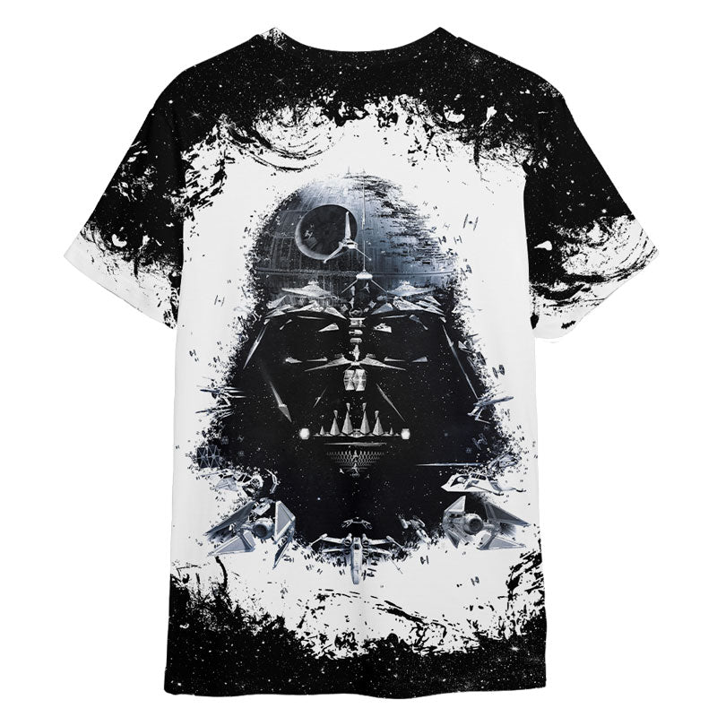 Stwa Darth Vader Black & White - 3D T-shirt