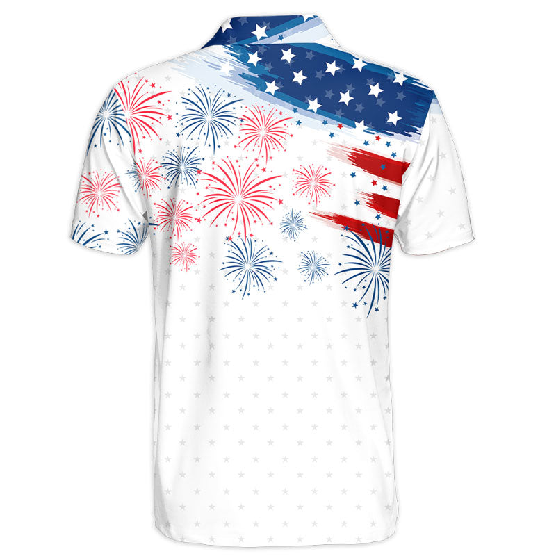 SW Polo Shirt SW Characters Happy 4th Of July Polo Tees Colorful