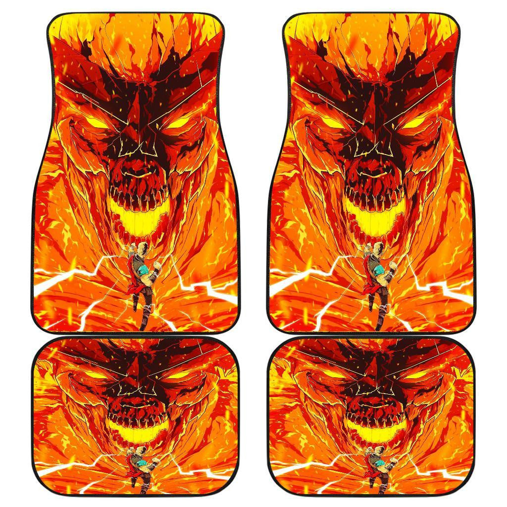 MV Car Floor Mats MV Thor Vs Sultur Fight Comic Graphic Car Mats