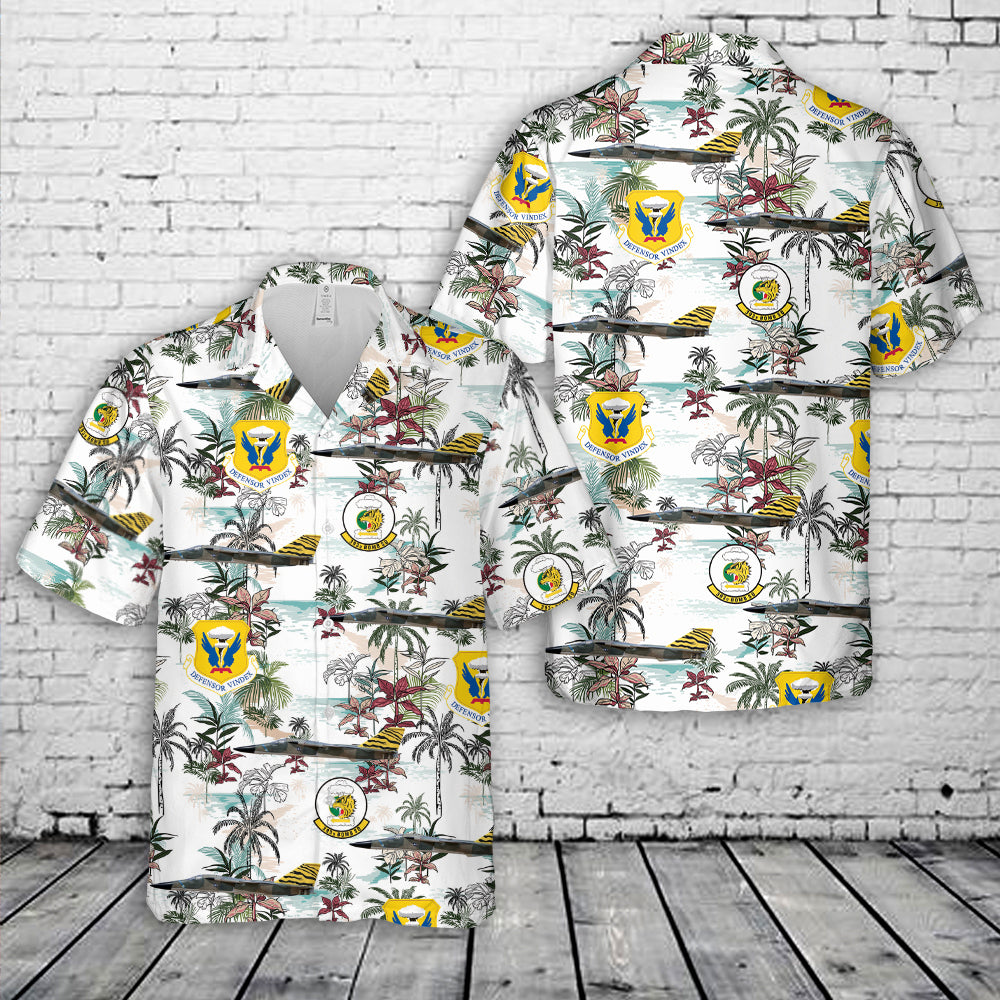 US Ai Force FB-111A "Aardvark" Tiger Meet 1978 MB-104 509TH BOMBER WING, 393RD BOMBER SQUADRON Hawaiian Shirt