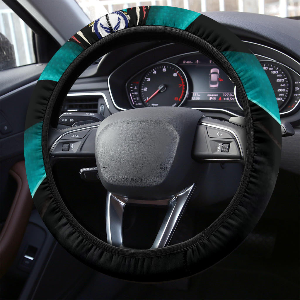 Veteran Steering Wheel Cover United States Air Force Driving Wheel Cover Black Green
