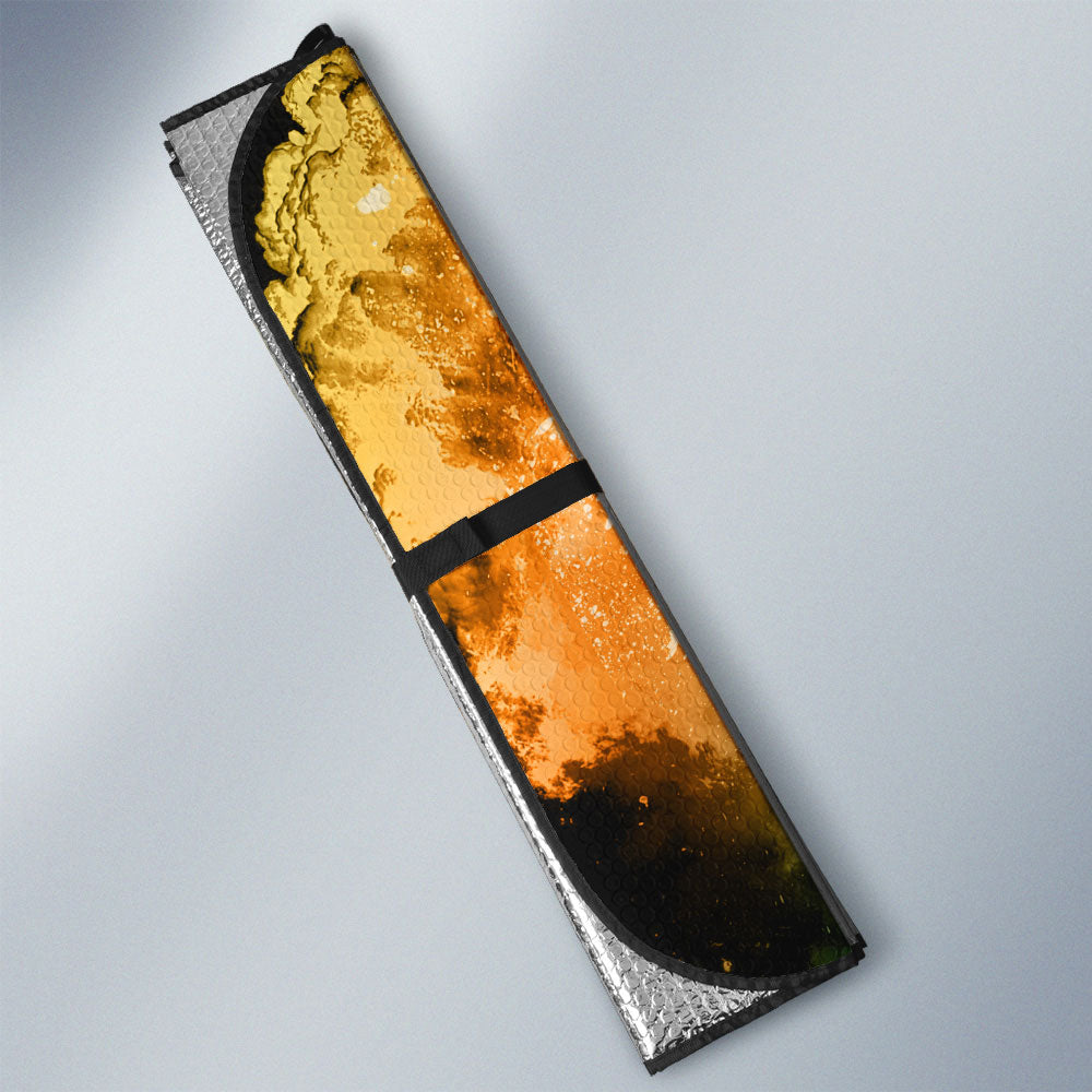 Zenitsu Nezuko Car Sunshade Custom Car Accessories