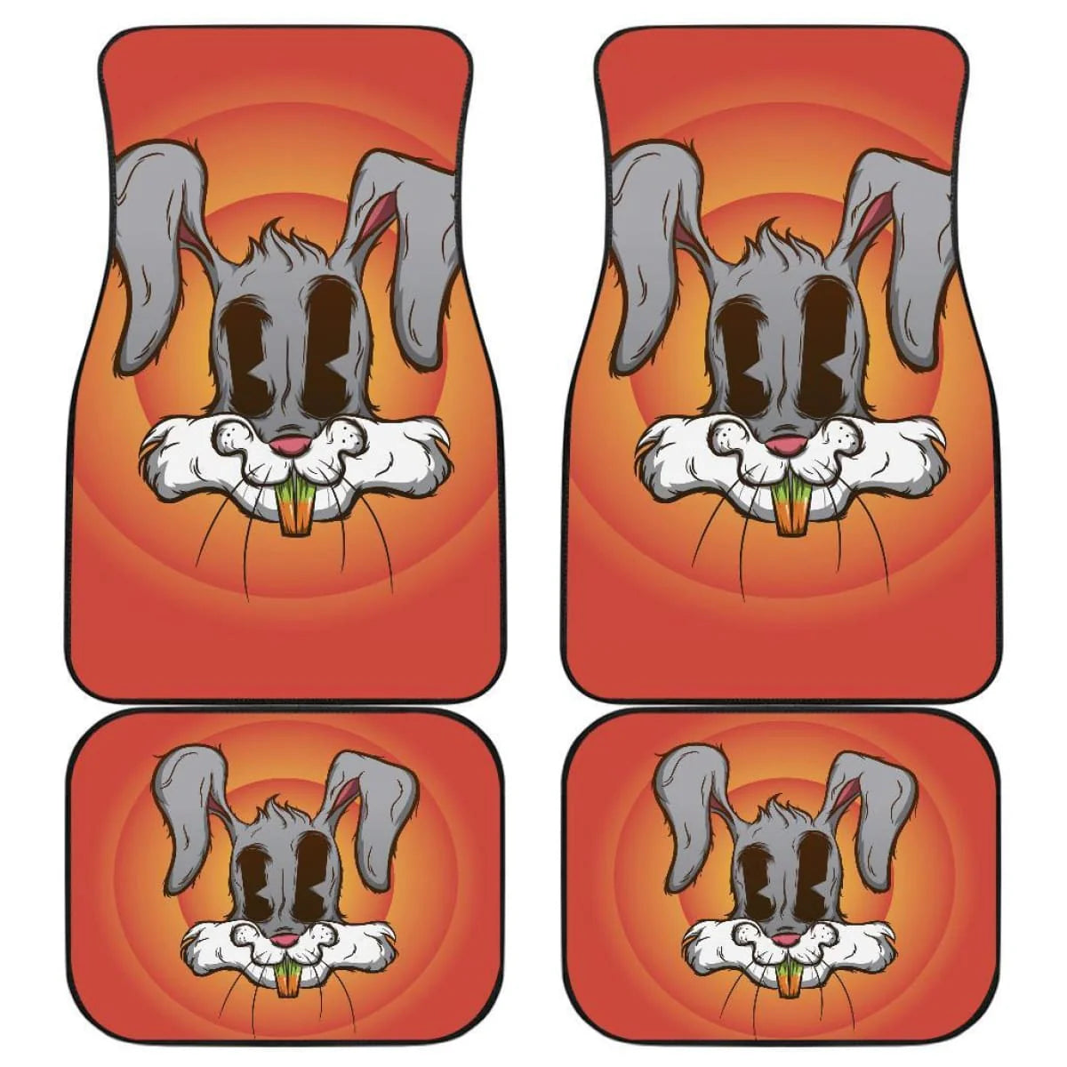 Looney Tunes Car Floor Mats Looney Tunes Weird Face Bugs Bunny Car Mats