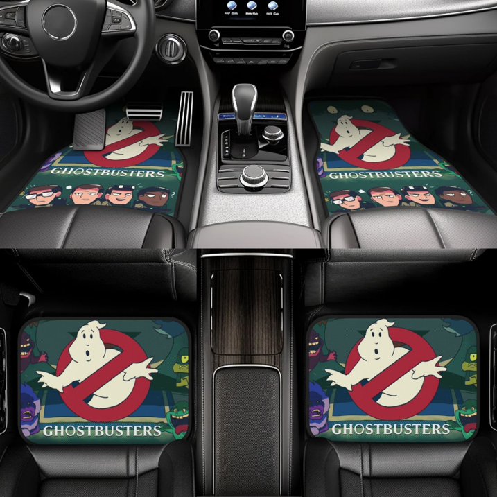 Ghostbusters Car Floor Mats Ghostbusters Symbol Characters Animated Car Mats