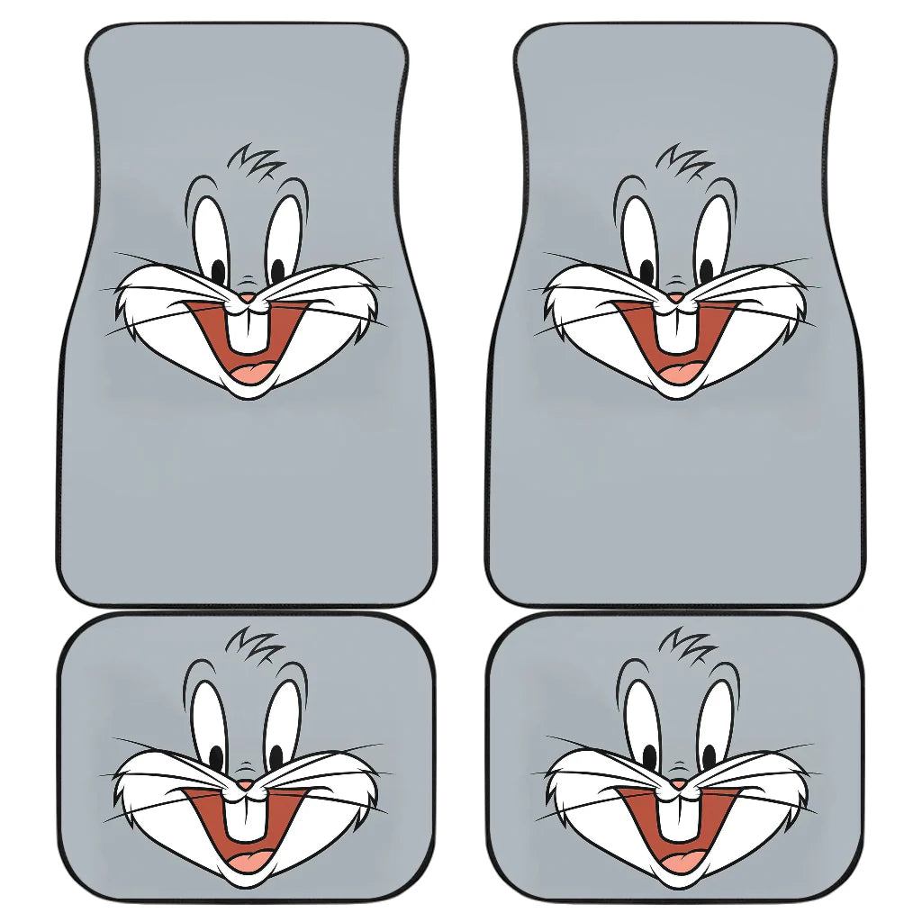 Looney Tunes Car Floor Mats Looney Tunes Bugs Bunny Face Details Pattern Car Mats