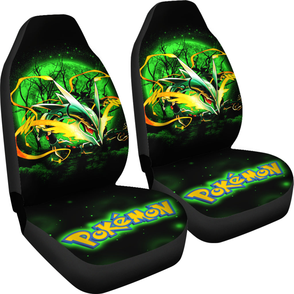 Mega X Rayquaza Legendary Moonlight Car Seat Covers