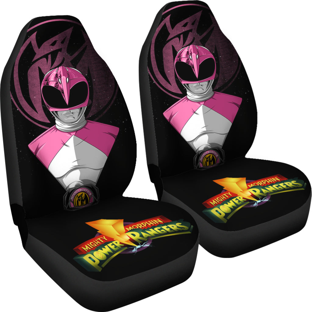 Pink New Mighty Morphin Power Rangers Car Seat Covers