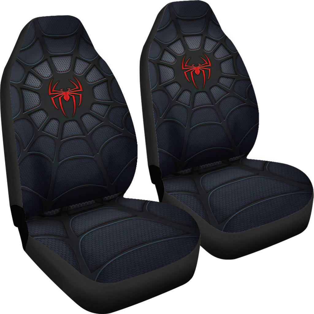 Spider Man Black Premium Custom Car Seat Covers