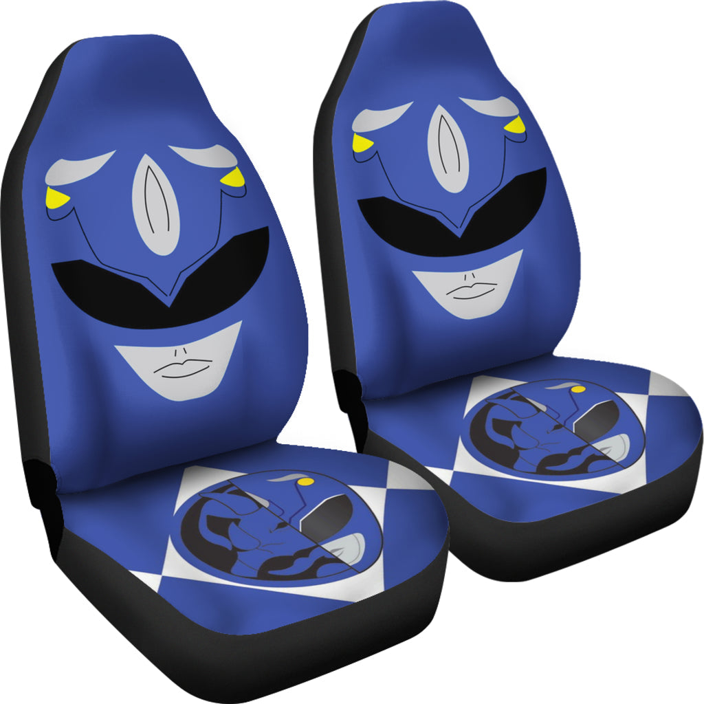 Mighty Morphin Power Rangers Blue Car Seat Covers