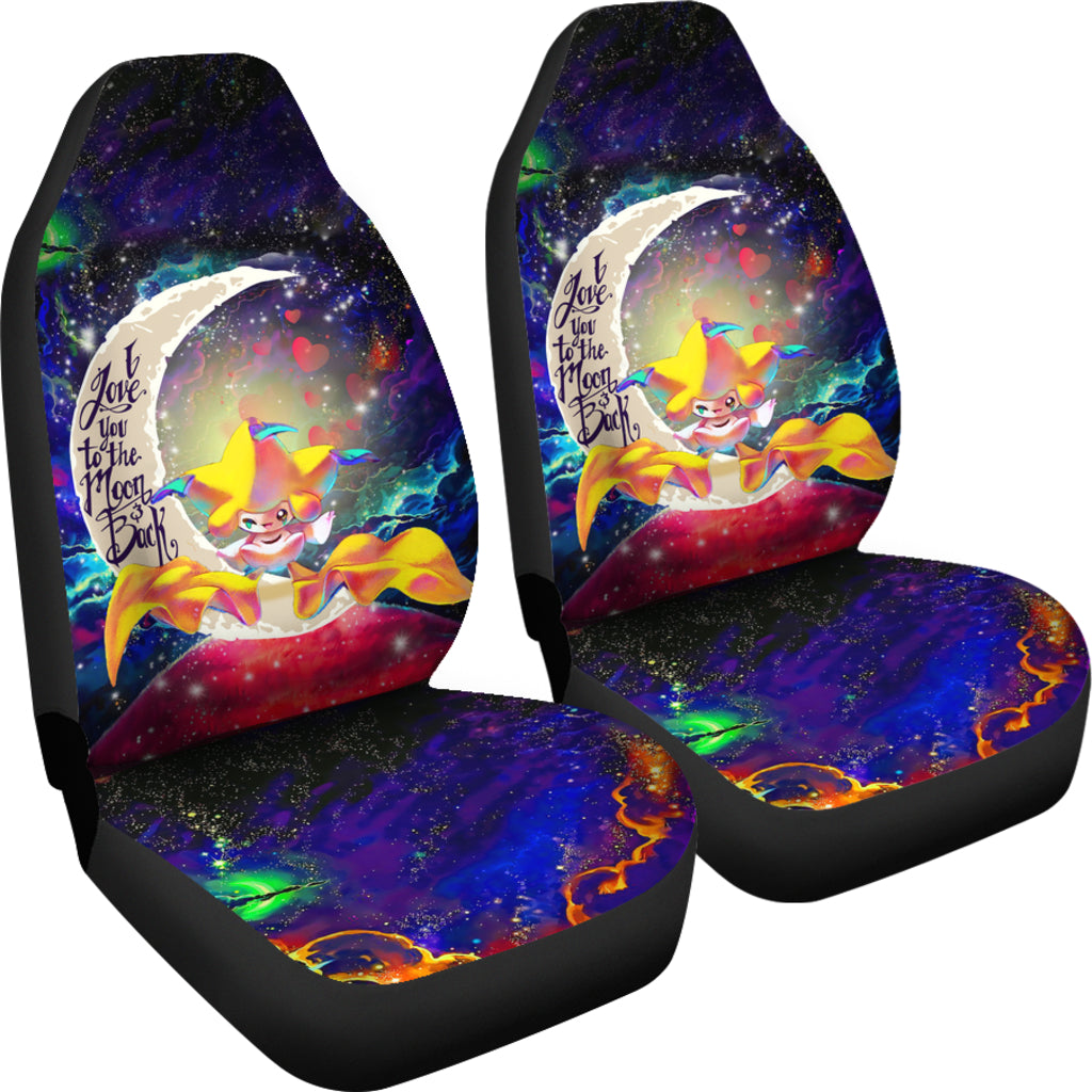 Jirachi Love You To The Moon Galaxy Car Seat Covers
