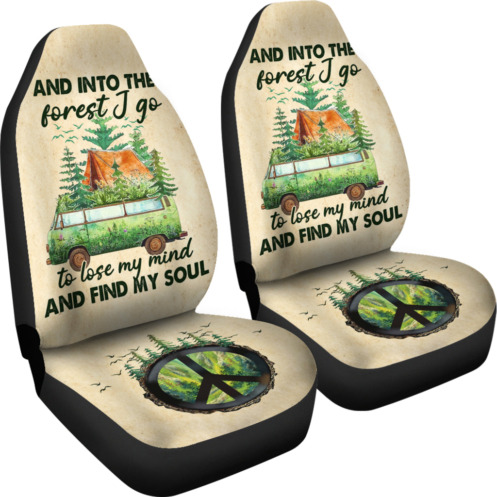 And Into The Forest I Go Car Seat Covers
