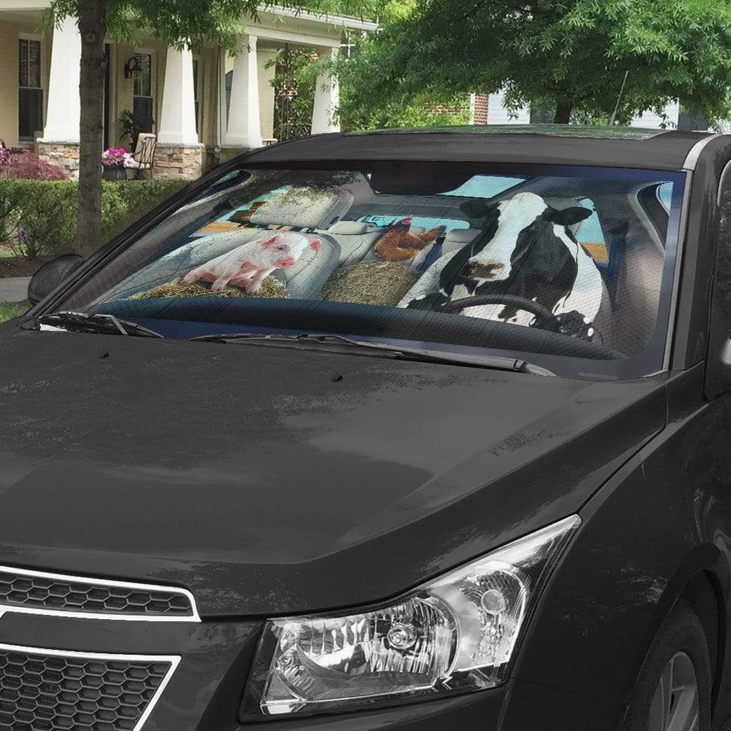 Gearhumans 3D Farmstyle Custom Car Auto Sunshade