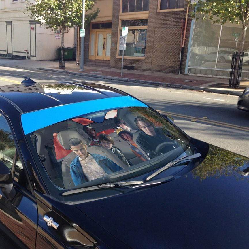 Gearhumans 3D Stranger Things Teaser Custom Car Auto Sunshade