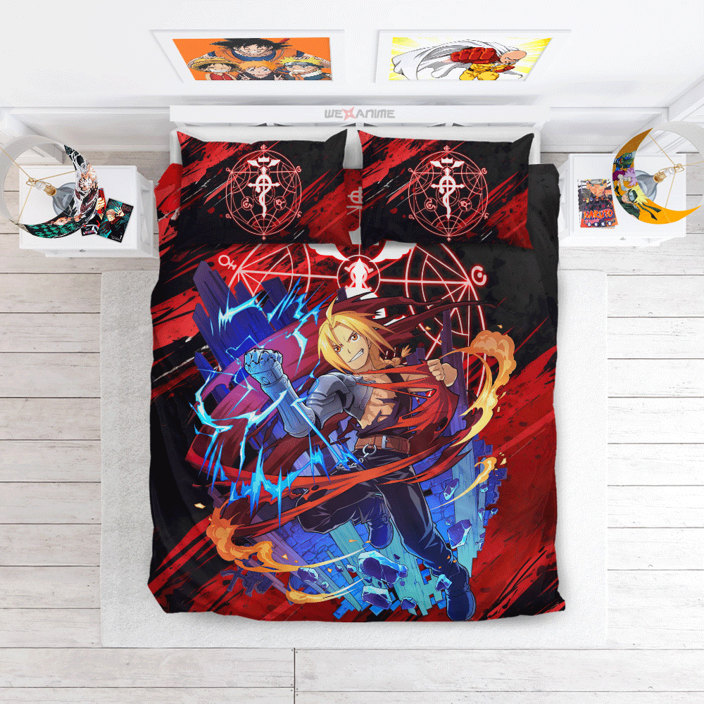 Edward Elric Polyester Duvet Cover Set