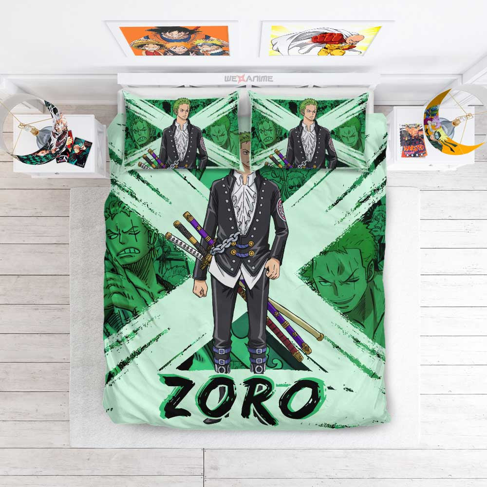 Roronoa Zoro Bedding Set Decor