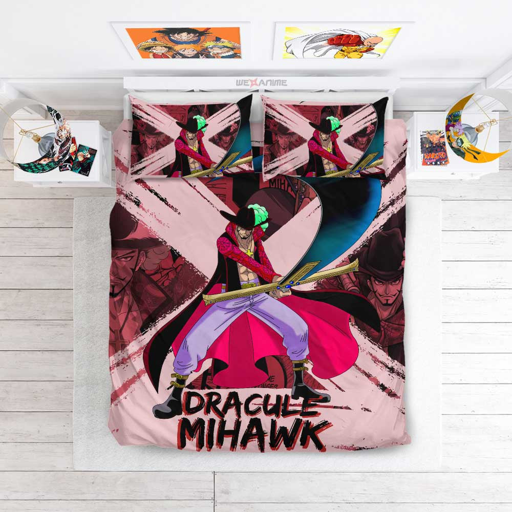 Dracule Mihawk Bedding Set Anime