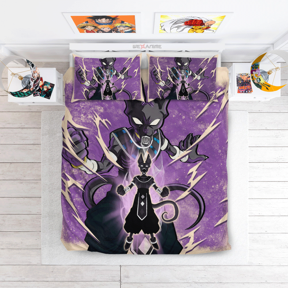 Beerus Bedding Set Anime Custom