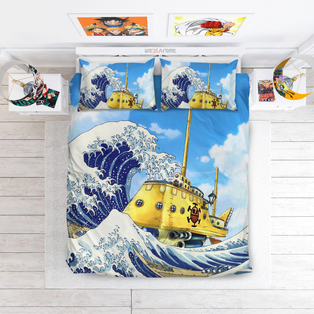 Kanagawa Great Wave Polar Tang Bedding Set Home Decor